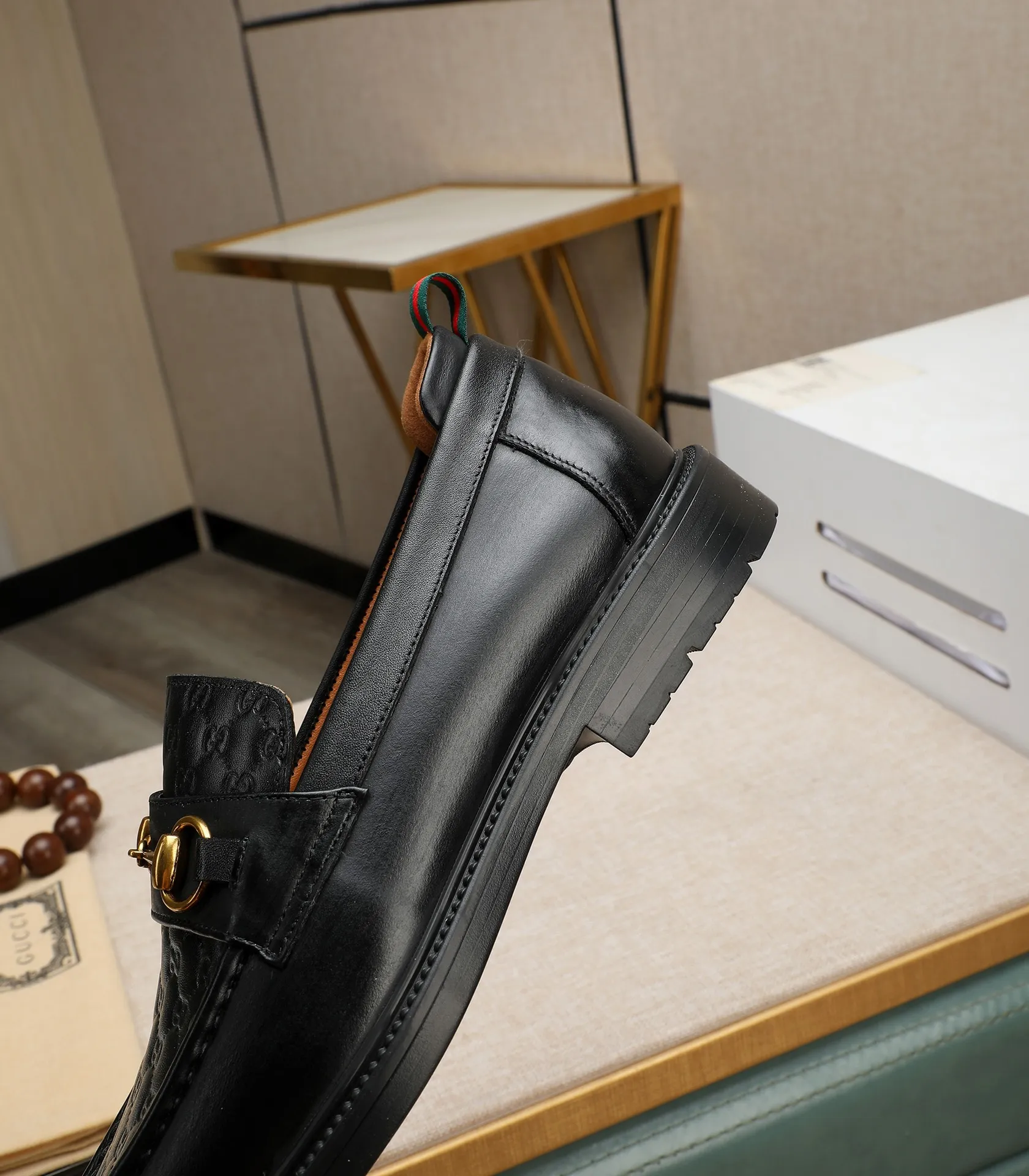 Men's men's shoes💰500📛📛Original (water-dyed cow lining) Gucci GUCCI official website formal shoes🌀 Italian🇮🇹imported cowhide➕top imported water-dyed cowhide lining💋Finely handmade original bottom, the real thing looks better when photographed in person Standard size 38-44
